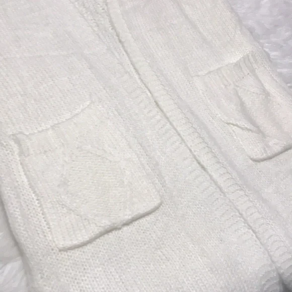 Open Front Long Knit Cardigan Sz M/L - Picture 6 of 8